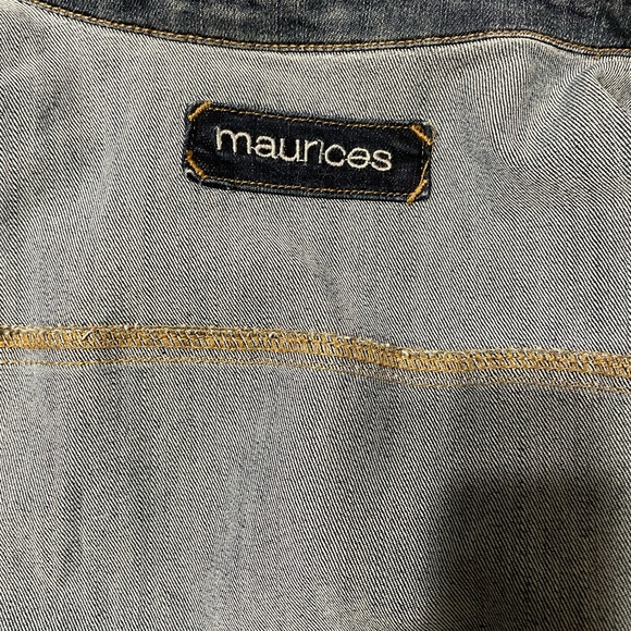 Maurices Plus Size Denim Vest - Picture 2 of 7